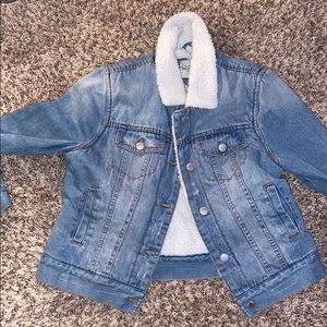 jean jacket with fur